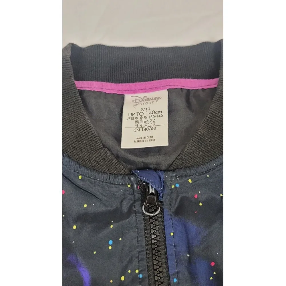 Star‎ Wars Disney Bomber Jacket Girls Size 9/10. Officially Blue Full-Zip.